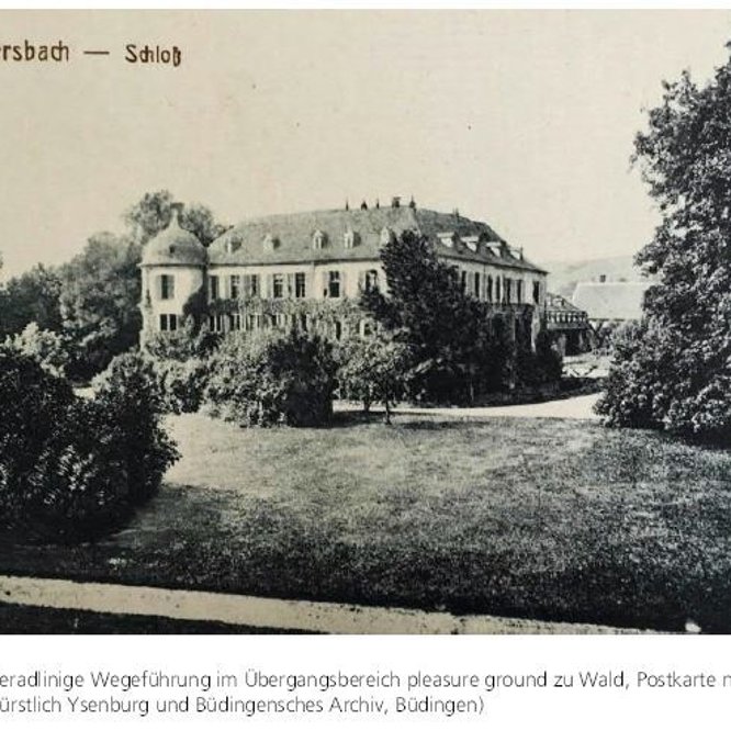 Postkarte Schloss nach 1900