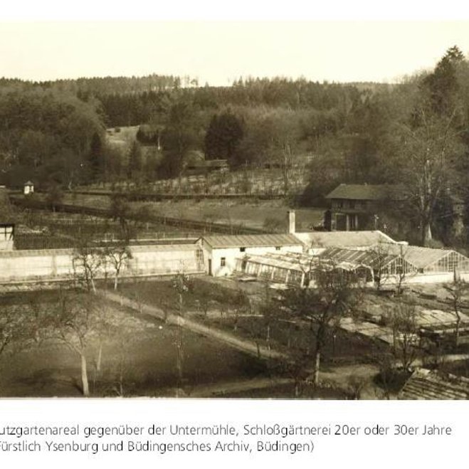 Schlossgaertnerei zwischen 1920 und 1930
